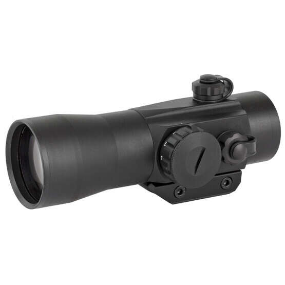 TRUGLO Traditional 2x42 Red Dot Sight with 5 MOA reticle has a black finish
